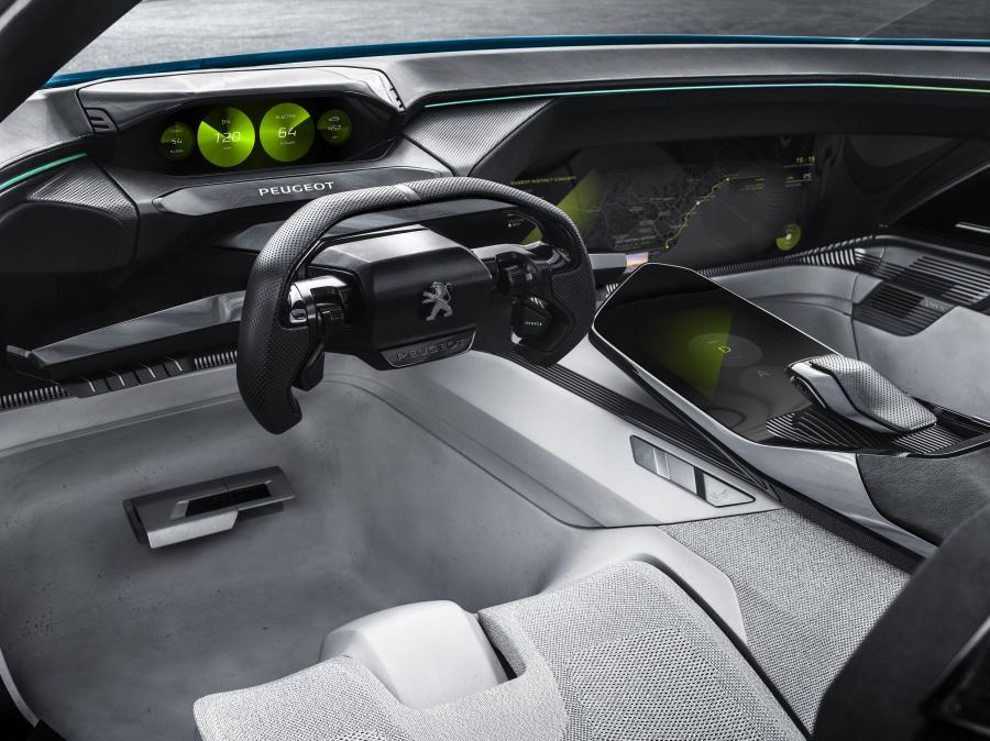 Панель приборов Peugeot Instinct Concept 2017 года  (фото 54 из 98)